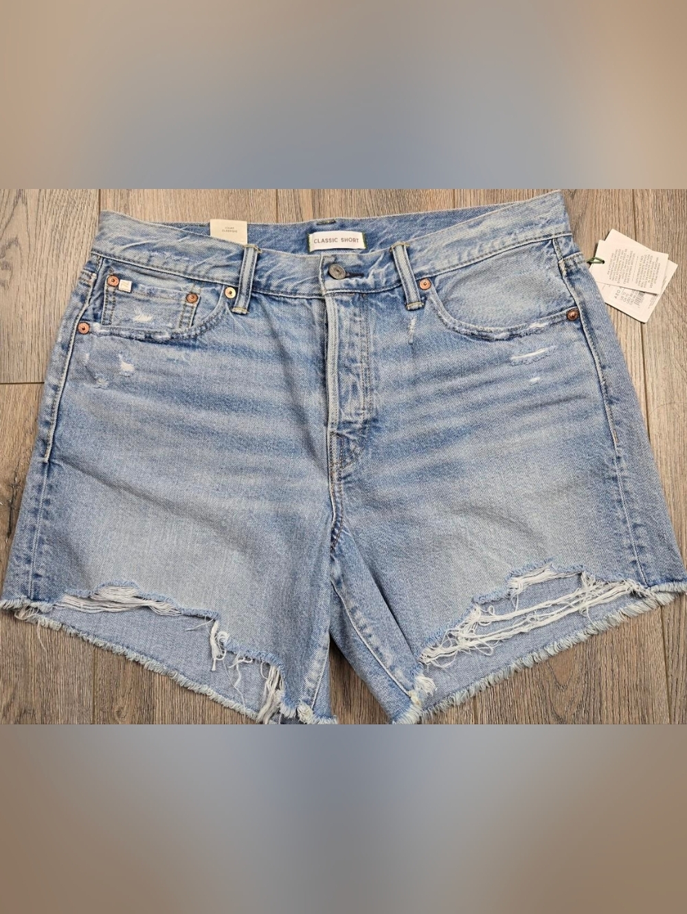 American Eagle Cut Off Shorts Coastal Cowgirl Casual Americana 90s, Size 10